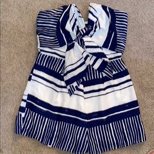Lulus tie front romper